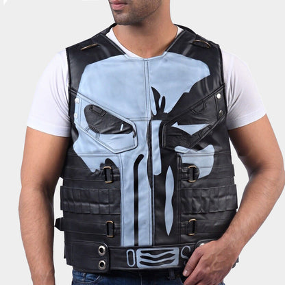 Jon Bernthal The Punisher Season Leather Vest