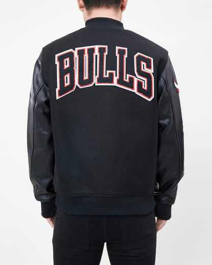 NBA Chicago Bulls Classic Mens Wool Varsity Jacket