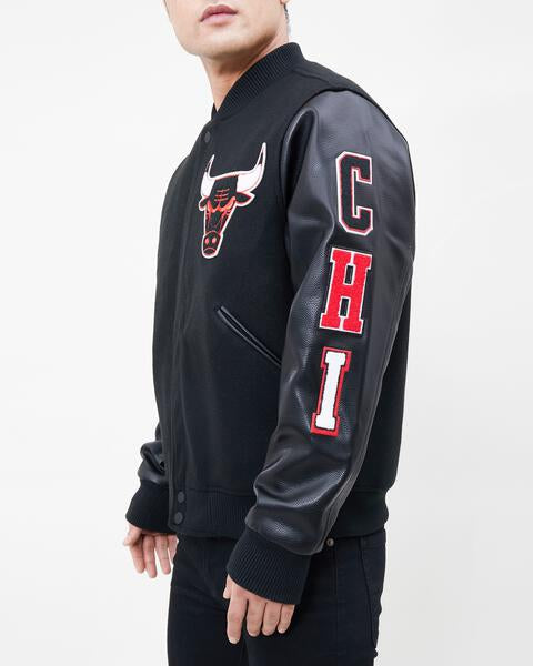 NBA Chicago Bulls Classic Mens Wool Varsity Jacket