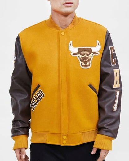 NBA Chicago Bulls Classic Mens Wool Varsity Jacket