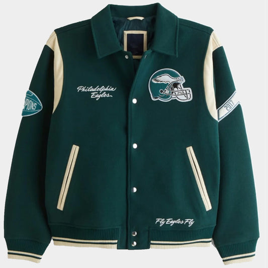 Abercrombie Philadelphia Eagles Varsity Jacket