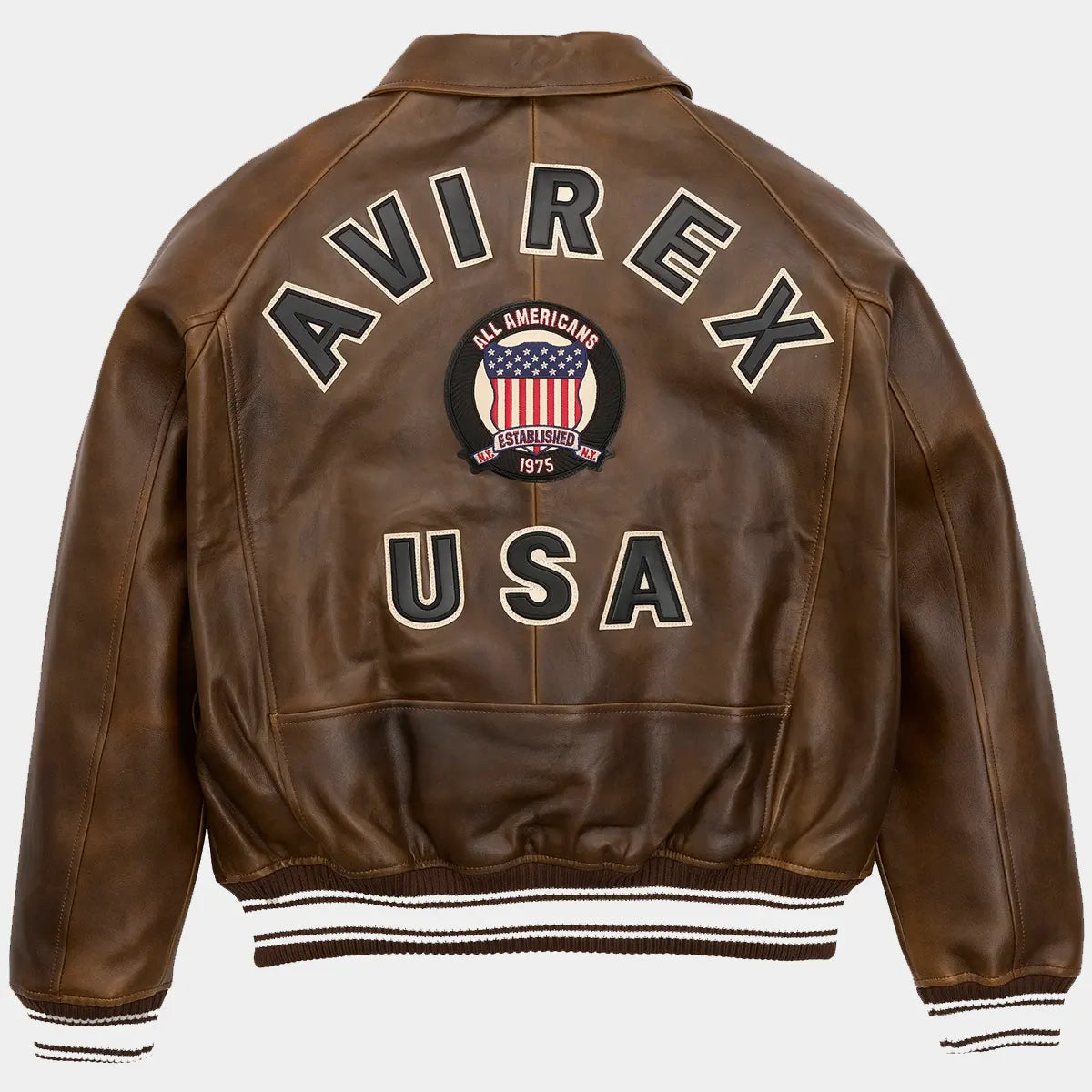 Avirex Brown Bomber American Flightjacket