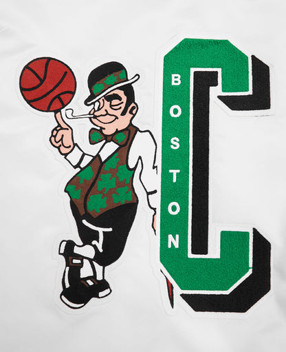 NBA Boston Celtics Men's Mashup Satin Jacket