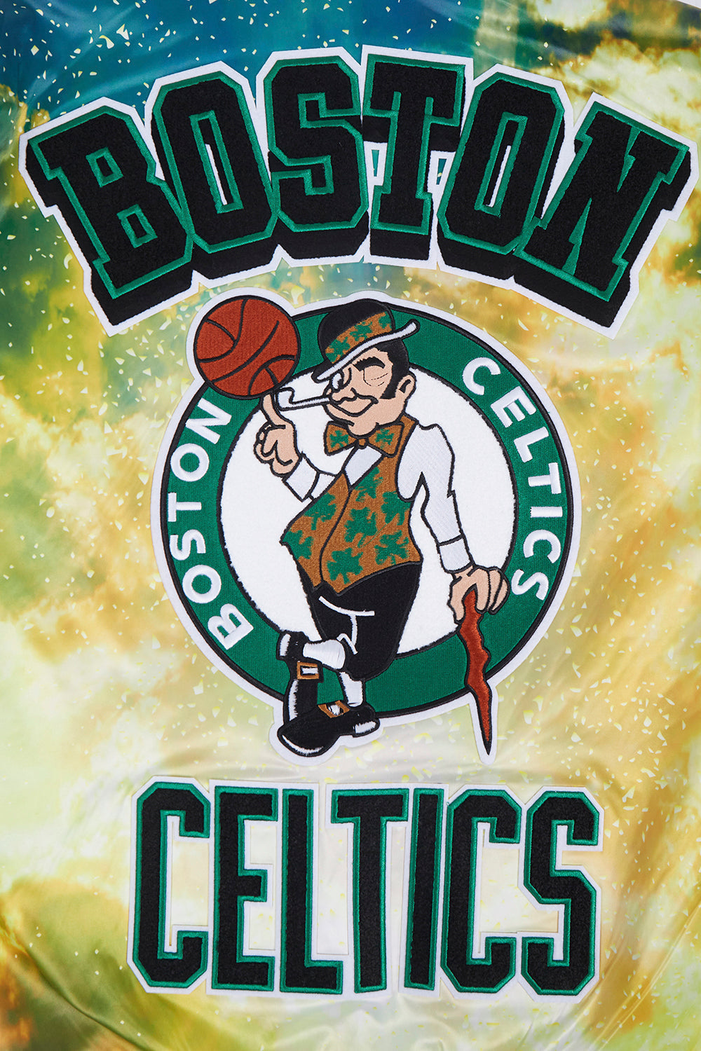 NBA Boston Celtics Sublimated Mens Green Satin Jacket