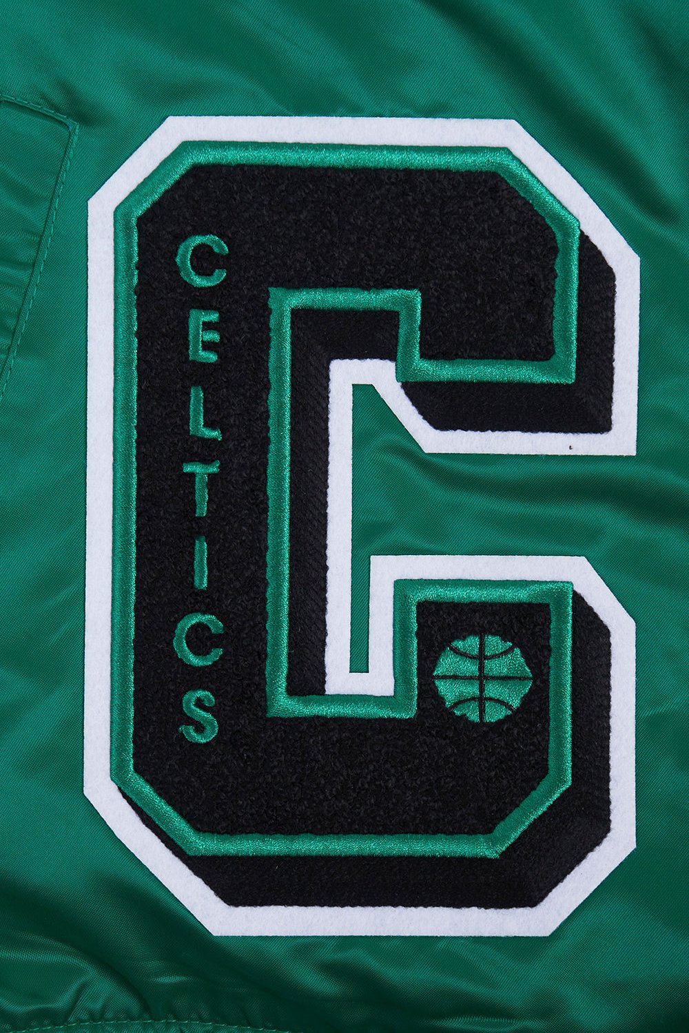 NBA Boston Celtics Sublimated Mens Green Satin Jacket