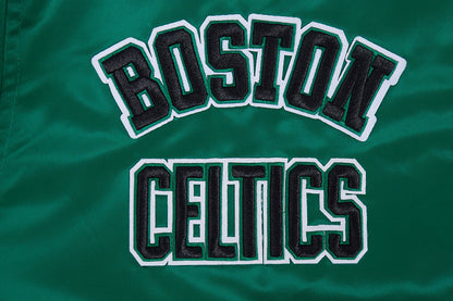 NBA Boston Celtics Sublimated Mens Green Satin Jacket