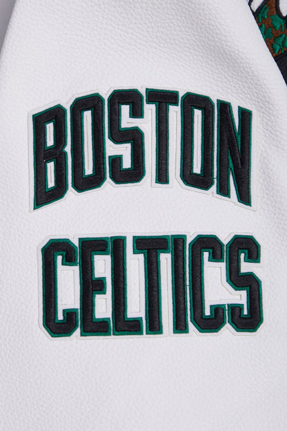 NBA Boston Celtics Retro Classic Green Wool Varsity Jacket