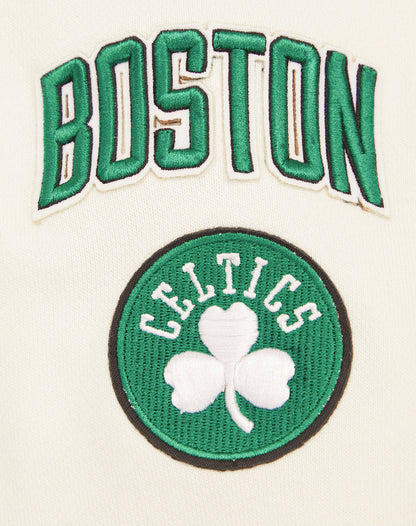 NBA Boston Celtics Retro Classic Womens Cropped Hoodie