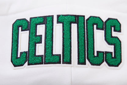 NBA Boston Celtics Classic Womens White Pull Over Hoodie