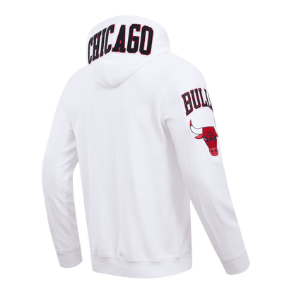 NBA Chicago Bulls Classic Chenille Mens Full zip Hoodie