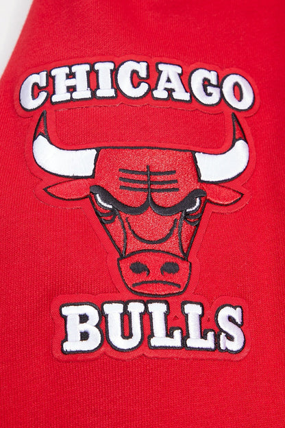 Mens Chicago Bulls Retro Classic Red Hoodie