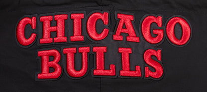 NBA Chicago Bulls Hybrid Mens Black Full Zip Hoodie