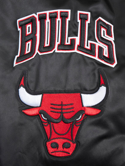 NBA Chicago Bulls Old English Logo Satin Jacket