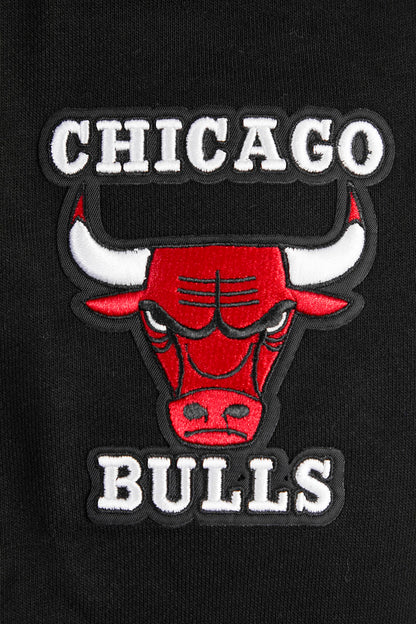 NBA Chicago Bulls Retro Classic Womens Cropped Hoodie