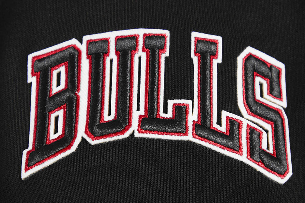 NBA Chicago Bulls Retro Classic Womens Cropped Hoodie