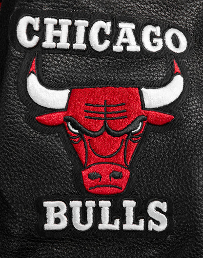 NBA Chicago Bulls Womens Black Wool Varsity Jacket