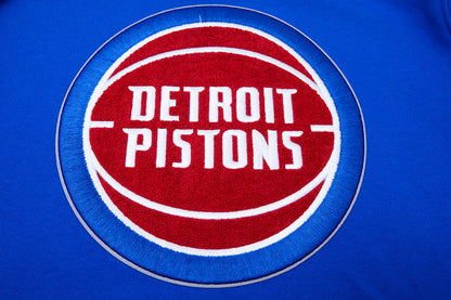 NBA Detroit Pistons Retro Classic Mens PO Hoodie (Royal Blue)