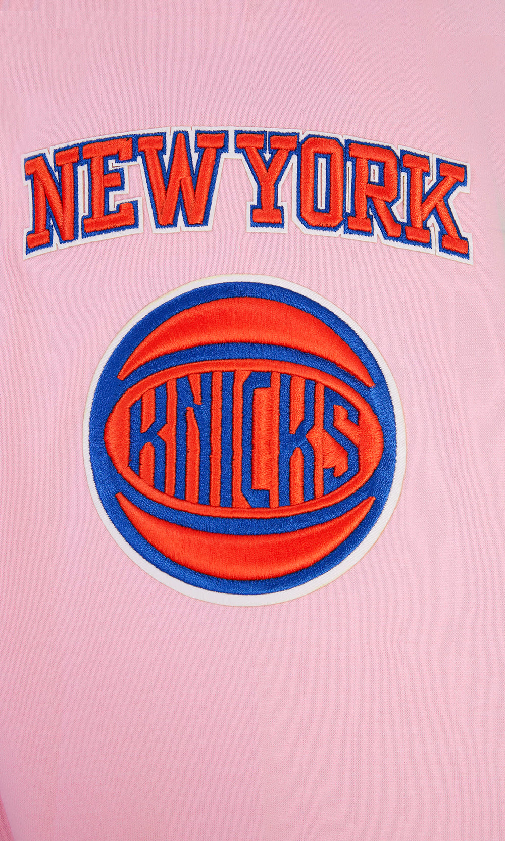 NBA New York Knicks Classic Chenille Pink Mens Po Hoodie