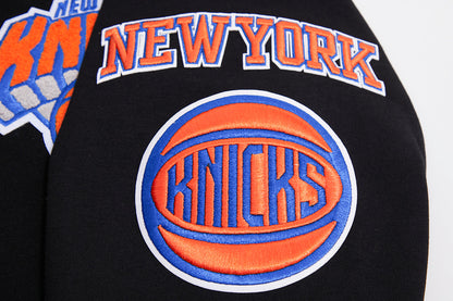 NBA New York Knicks Full Zip Black Pull Over Hoodie