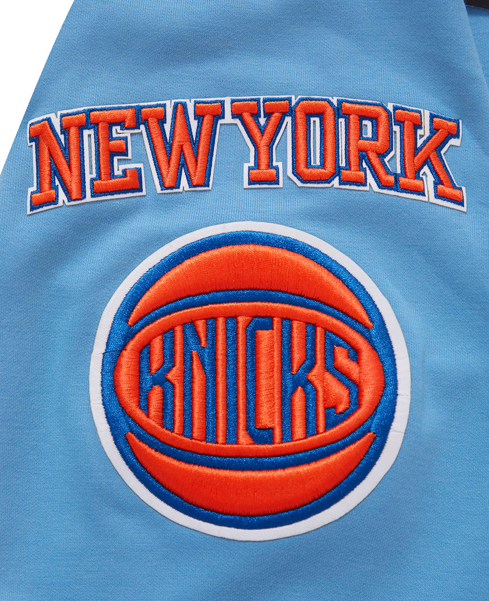 NBA New York Knicks Classic Chenille Mens Pull Over Hoodie