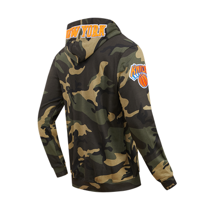 NBA New York Knicks Mens Logo Camo Team Hoodie