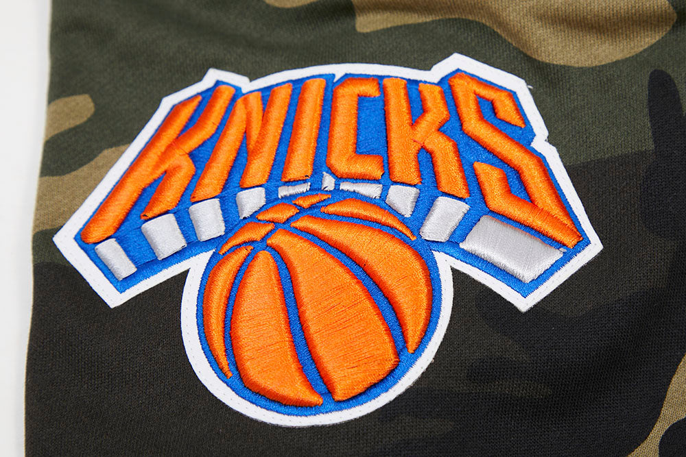 NBA New York Knicks Mens Logo Camo Team Hoodie