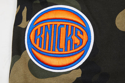 NBA New York Knicks Mens Logo Camo Team Hoodie