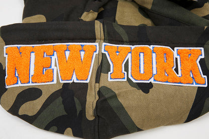 NBA New York Knicks Mens Logo Camo Team Hoodie