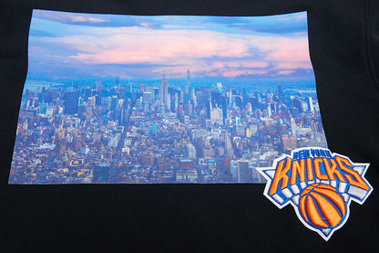 NBA New York Knicks City Scape Mens Pull Over Hoodie