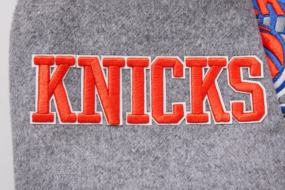 NBA New York Knicks Crest Emblem Rib Wool Varsity