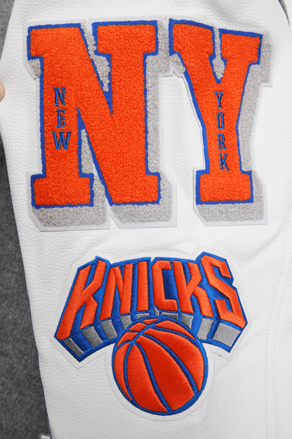 NBA New York Knicks Mashups Mens Wool Varsity Jacket