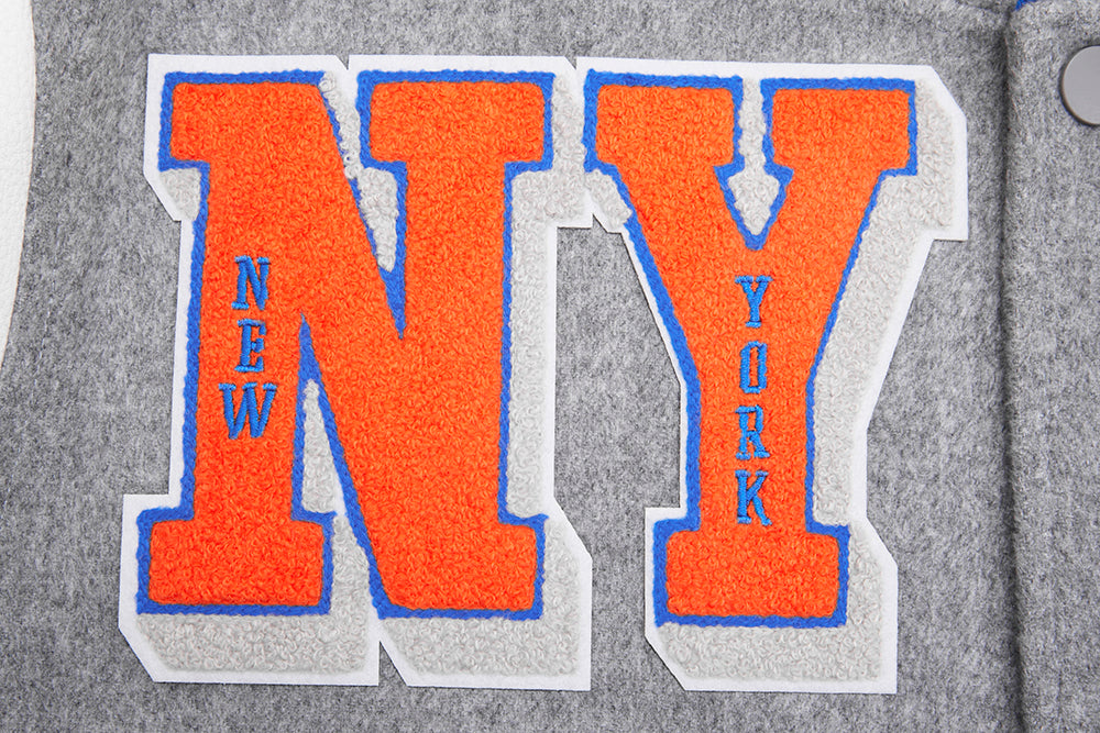 NBA New York Knicks Mashups Mens Wool Varsity Jacket