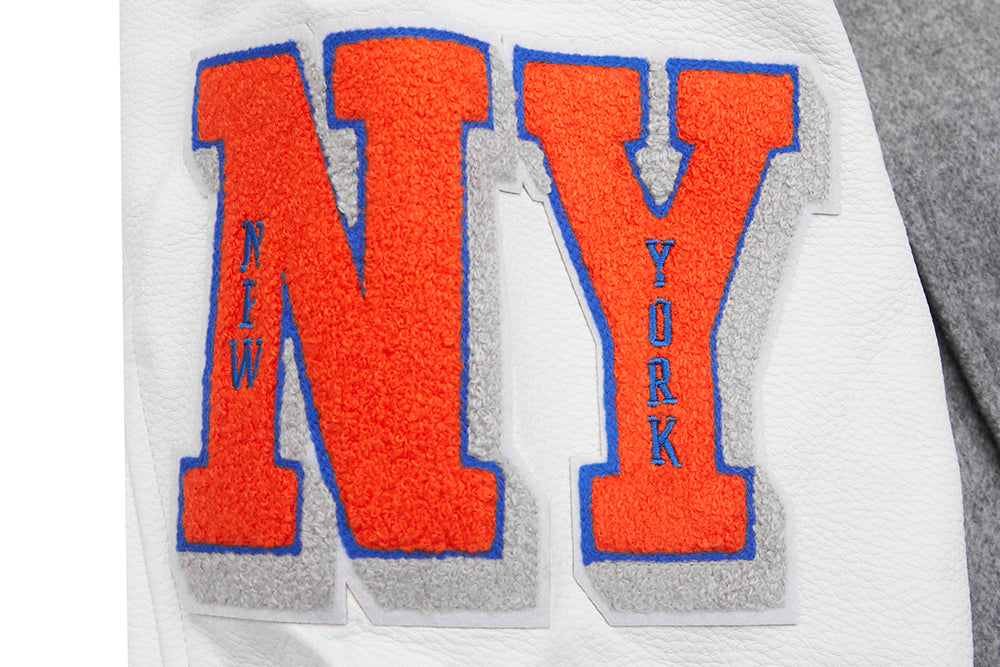 NBA New York Knicks Mashups Mens Wool Varsity Jacket