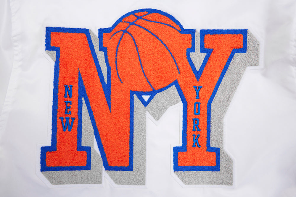 NBA New York Knicks Mashup Mens Satin Jacket