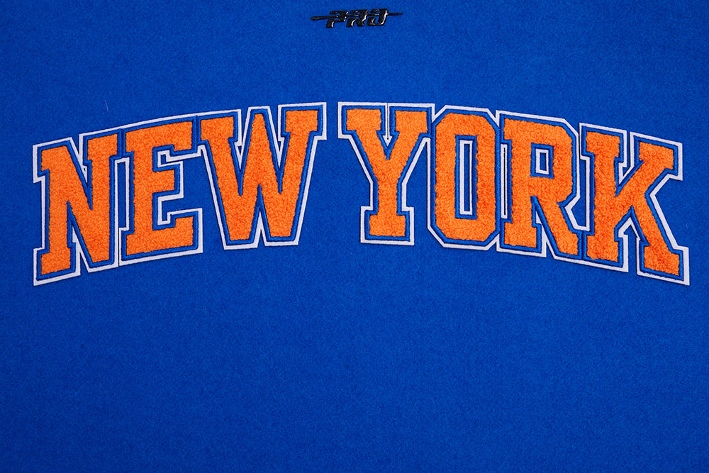 NBA New York Knicks Womens Classic Wool Varsity Jacket