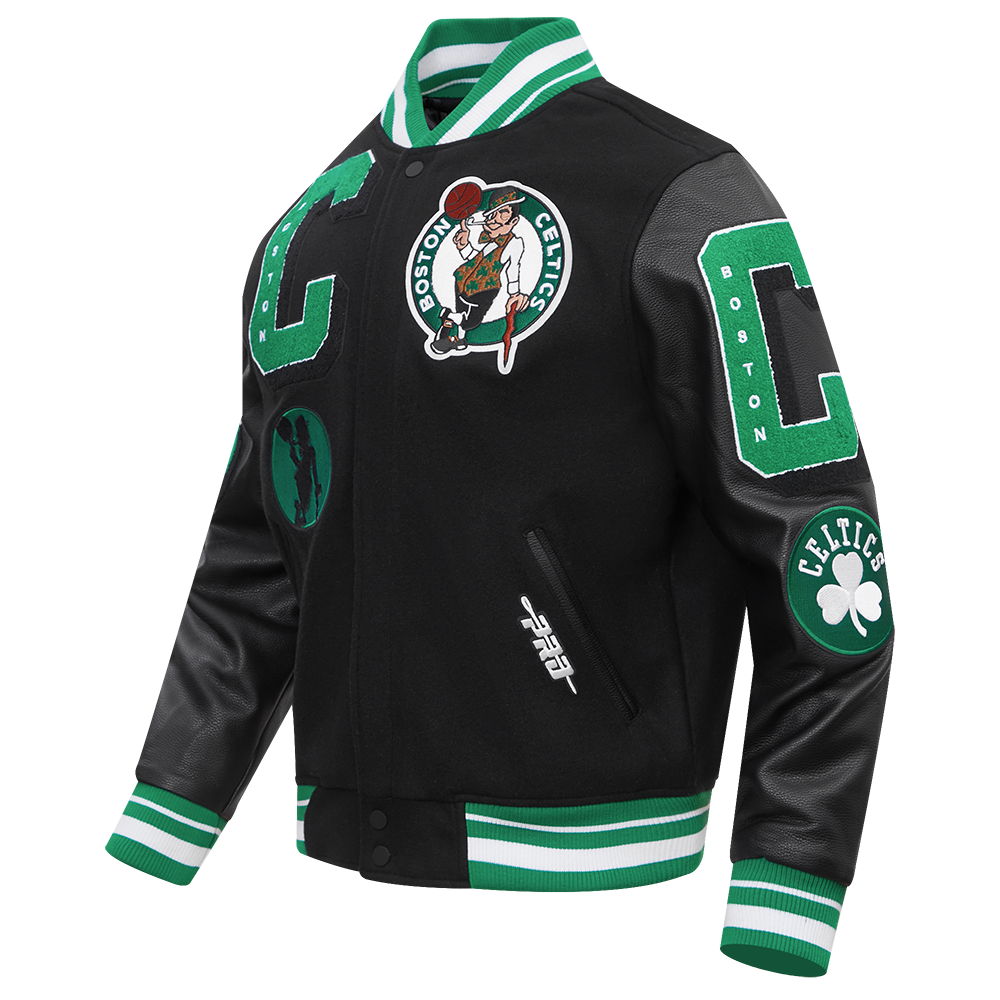 Boston Celtics Mashup Wool Varsity Jacket