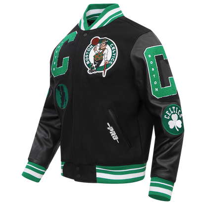 Boston Celtics Mashup Wool Varsity Jacket