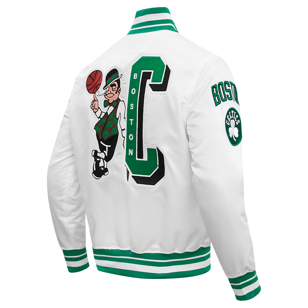 Boston Celtics Men's Mashup Satin Jacket