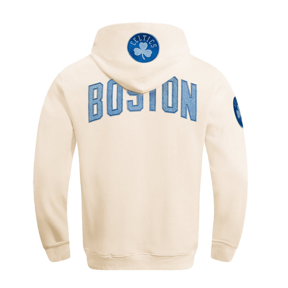 Boston Celtics Mens Pull Over Hoodie