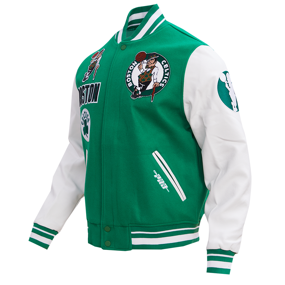 Boston Celtics Retro Classic Green Varsity Jacket