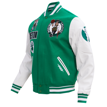 Boston Celtics Retro Classic Green Varsity Jacket