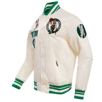 Boston Celtics Retro Classic Rib Satin Jacket