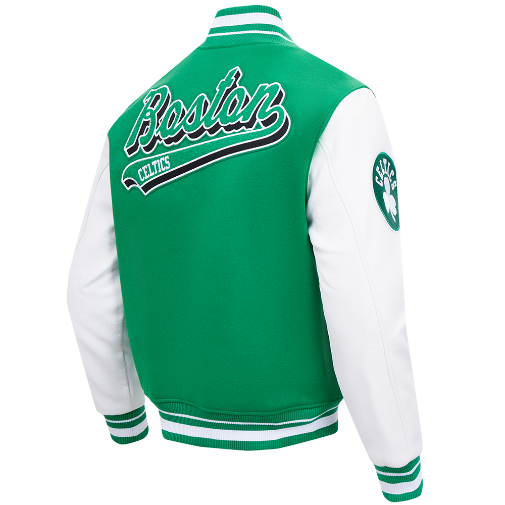 Boston Celtics Script tail Rib Wool Varsity