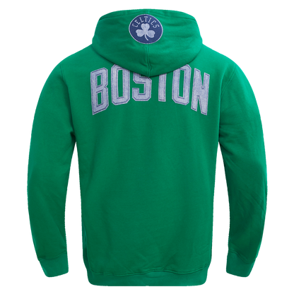 Boston Celtics Varsity Blues Pull Over Hoodie 