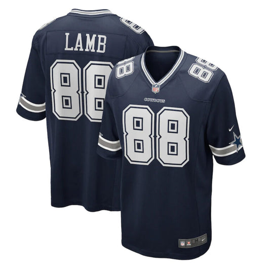 CeeDee Lamb Dallas Cowboy Blue Game Jersey 