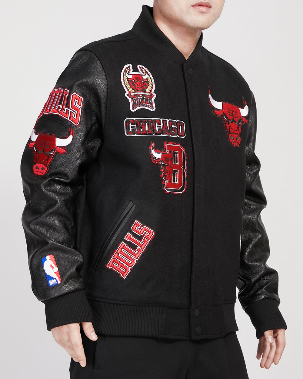 Chicago Bulls Animal Wool Varsity Jacket