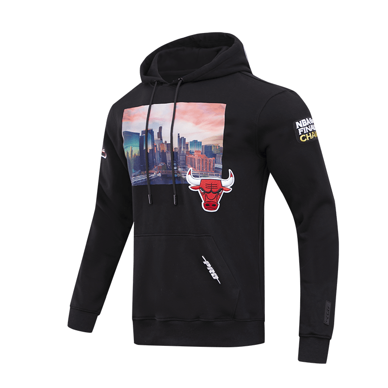 Chicago Bulls City Scape Pull Over Hoodie