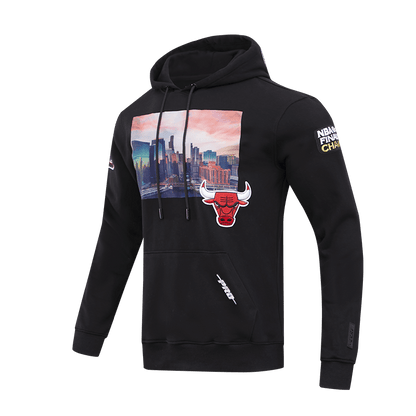 Chicago Bulls City Scape Pull Over Hoodie