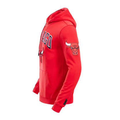 Chicago Bulls Classic Mens Red Po Hoodie