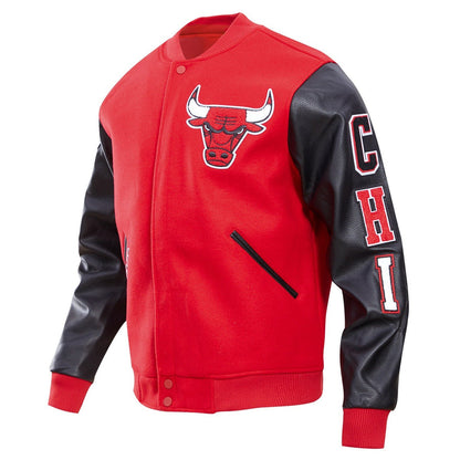 Chicago Bulls Classic Red Wool Varsity Jacket